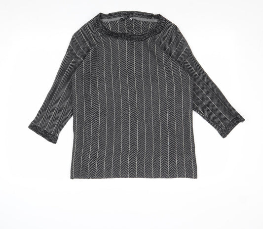 Womens UK Size 6 Atmosphere Grey Pullover Jumper