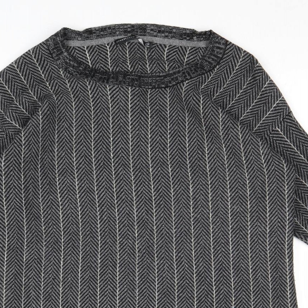 Womens UK Size 6 Atmosphere Grey Pullover Jumper
