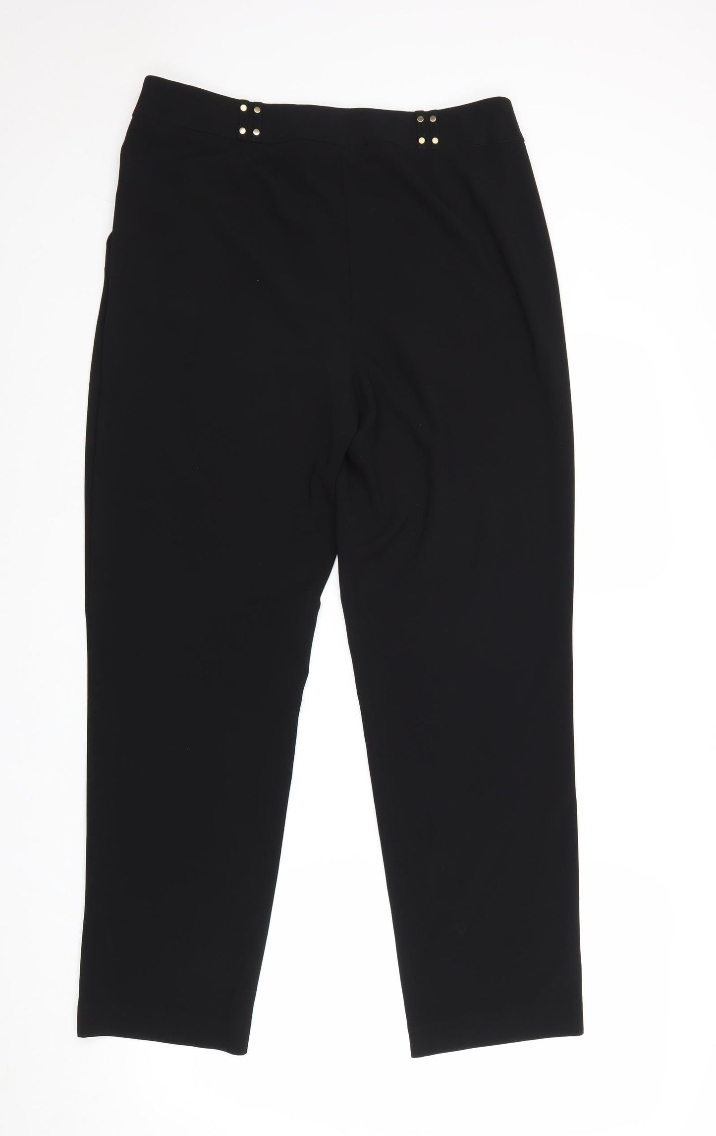 Womens UK Size M Marks and Spencer Regular Fit  Black Trousers