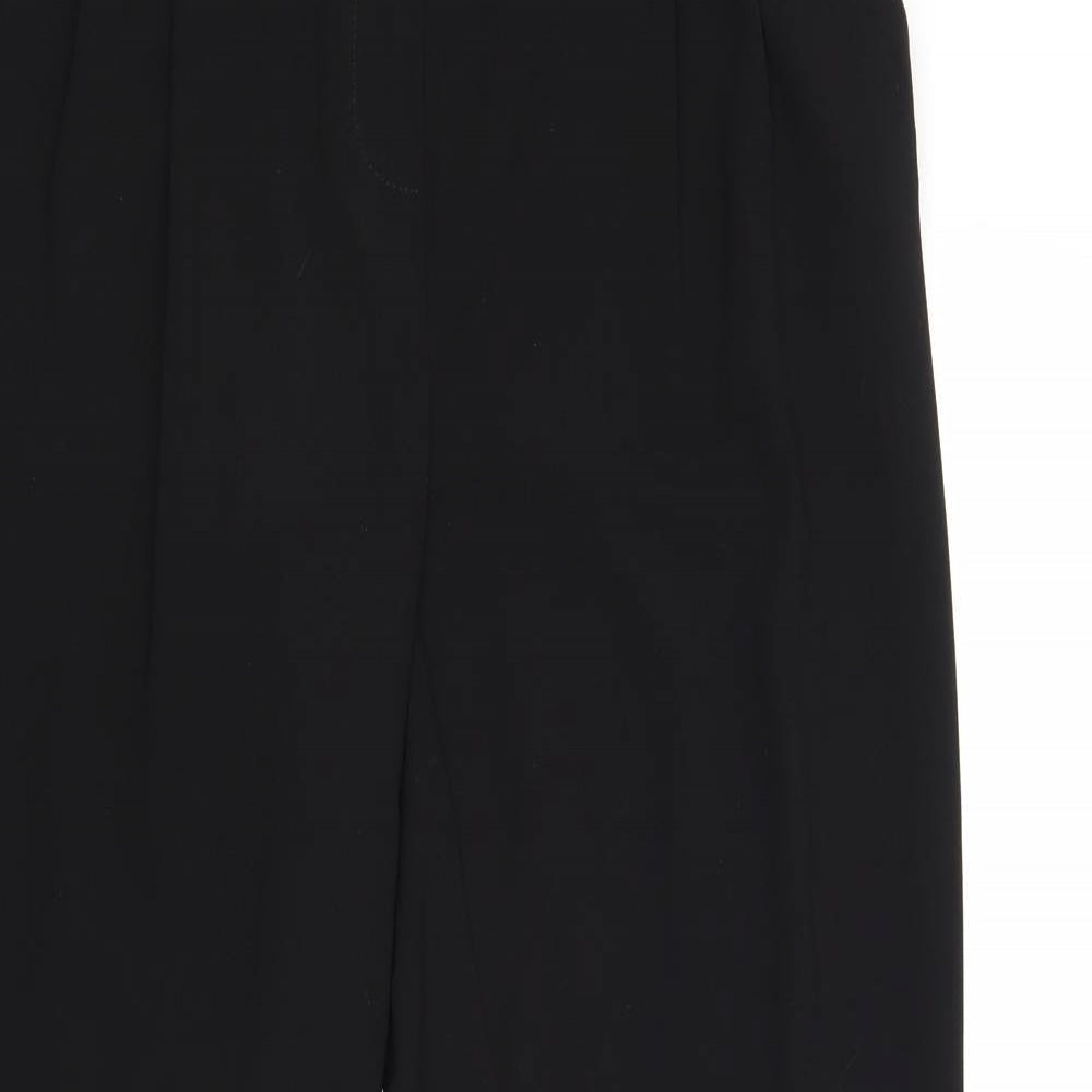 Womens UK Size M Marks and Spencer Regular Fit  Black Trousers