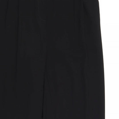 Womens UK Size M Marks and Spencer Regular Fit  Black Trousers