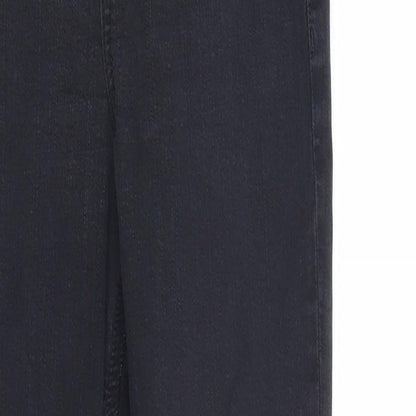 Topshop Womens Blue Cotton Skinny Jeans Size 26 in Regular Zip