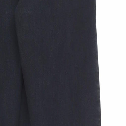 Topshop Womens Blue Cotton Skinny Jeans Size 26 in Regular Zip