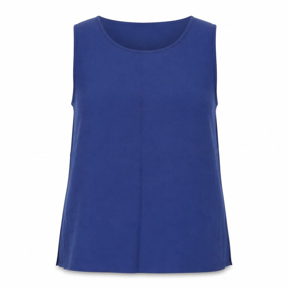 Womens UK Size L Holmewood Blue Basic Tank