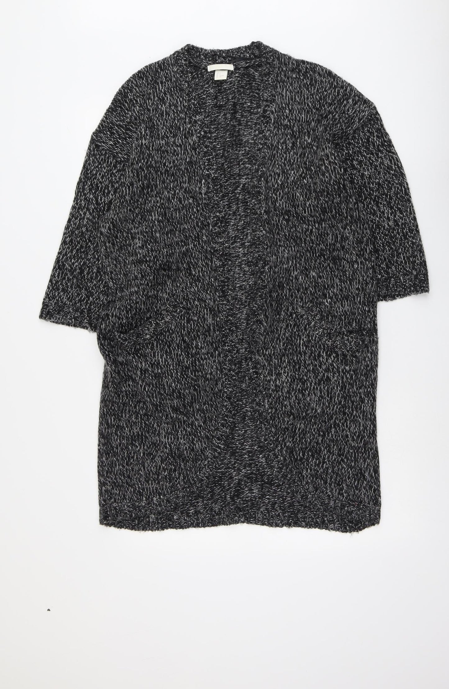 Womens UK Size S H&M Grey Cardigan Jumper