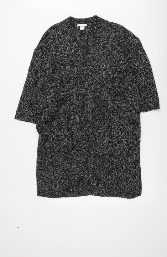 Womens UK Size S H&M Grey Cardigan Jumper
