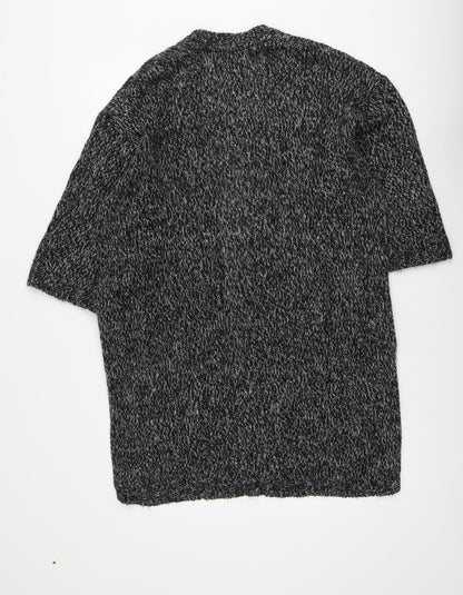 Womens UK Size S H&M Grey Cardigan Jumper