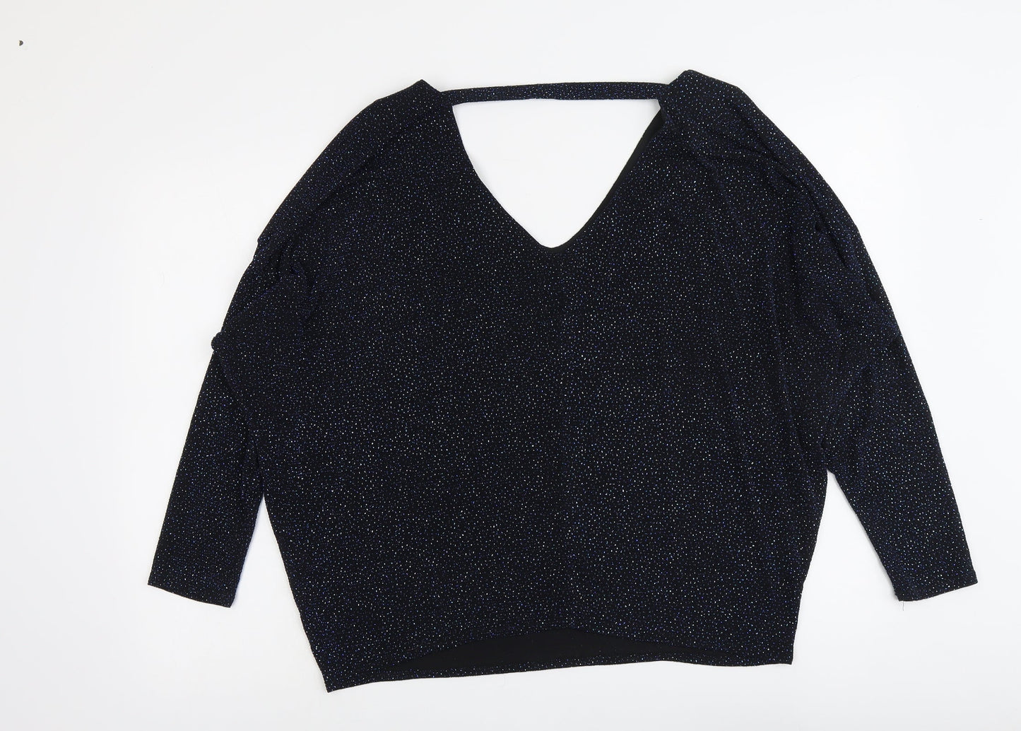 Womens UK Size 18 Dorothy Perkins Blue Basic Blouse