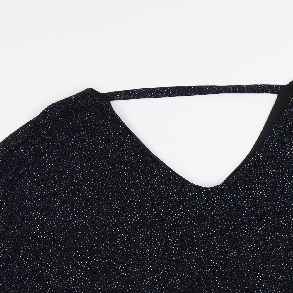 Womens UK Size 18 Dorothy Perkins Blue Basic Blouse