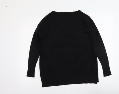 Womens UK Size 10 M&Co Black Pullover Jumper