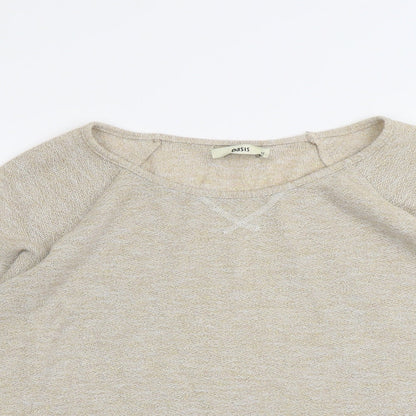 Womens UK Size M Oasis Gold Pullover Jumper