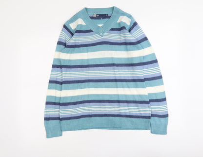 Womens UK Size 10 EWM Multicoloured Pullover Jumper