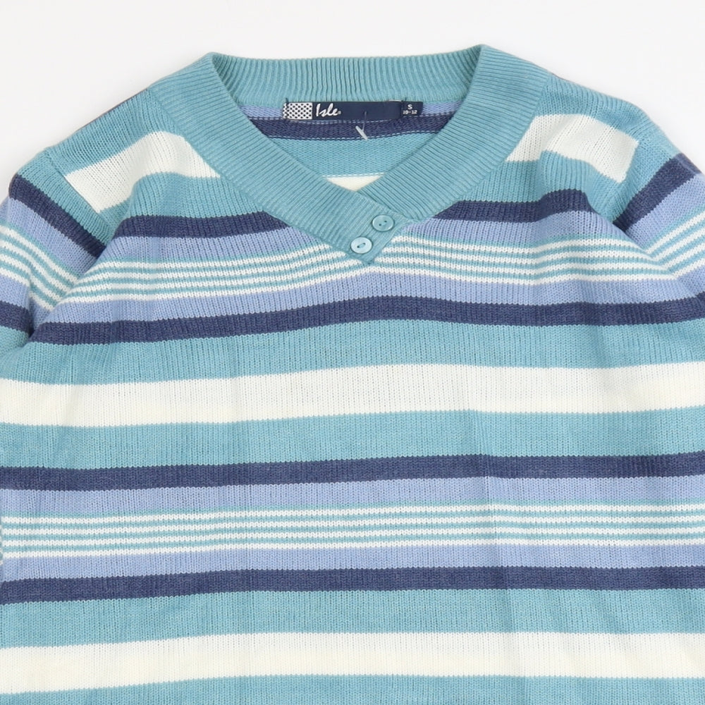 Womens UK Size 10 EWM Multicoloured Pullover Jumper