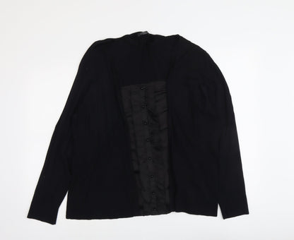 Womens UK Size L Bonmarché Black Cardigan Jumper