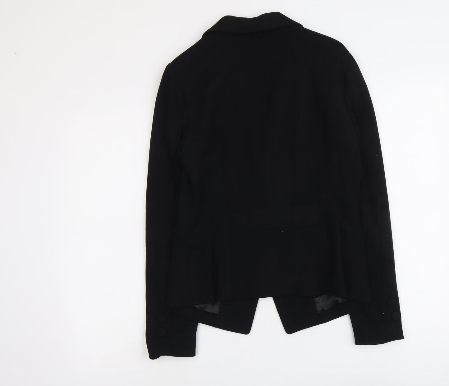 New Look Womens Black Polyester Jacket Blazer Size 12