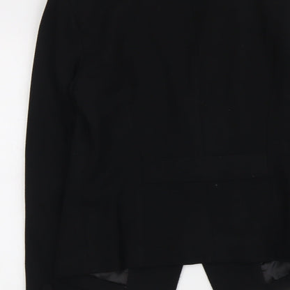 New Look Womens Black Polyester Jacket Blazer Size 12