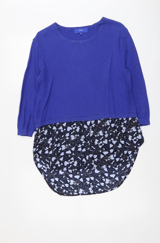 Womens UK Size 10 NEXT Blue Pullover Jumper