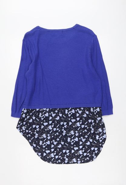 Womens UK Size 10 NEXT Blue Pullover Jumper