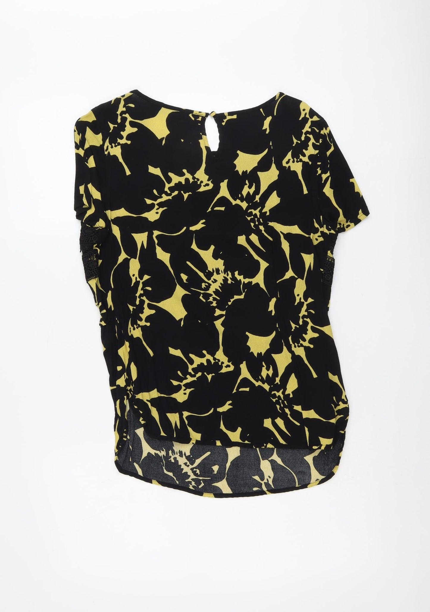 Womens UK Size 12 NEXT Black Basic Blouse