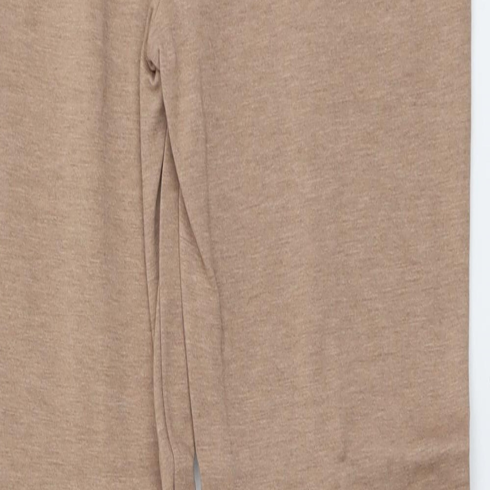Womens UK Size 12 Marks and Spencer Regular Fit  Beige Trousers