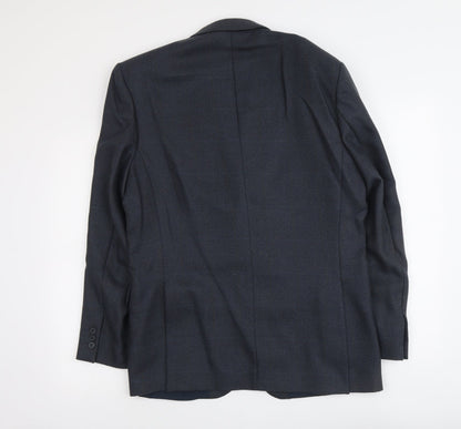 Mens UK Size L Wellington Regular Blue Suit Jacket