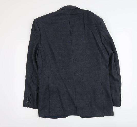 Mens UK Size L Wellington Regular Blue Suit Jacket