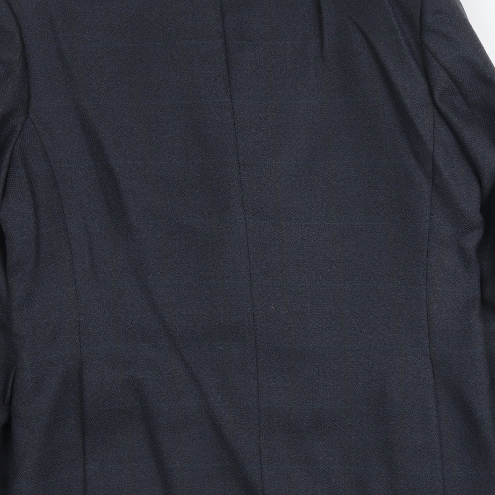 Mens UK Size L Wellington Regular Blue Suit Jacket