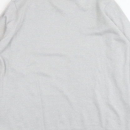 Womens UK Size S Bonmarché Silver Pullover Jumper