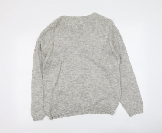 Womens UK Size 12 Roman Green Pullover Jumper