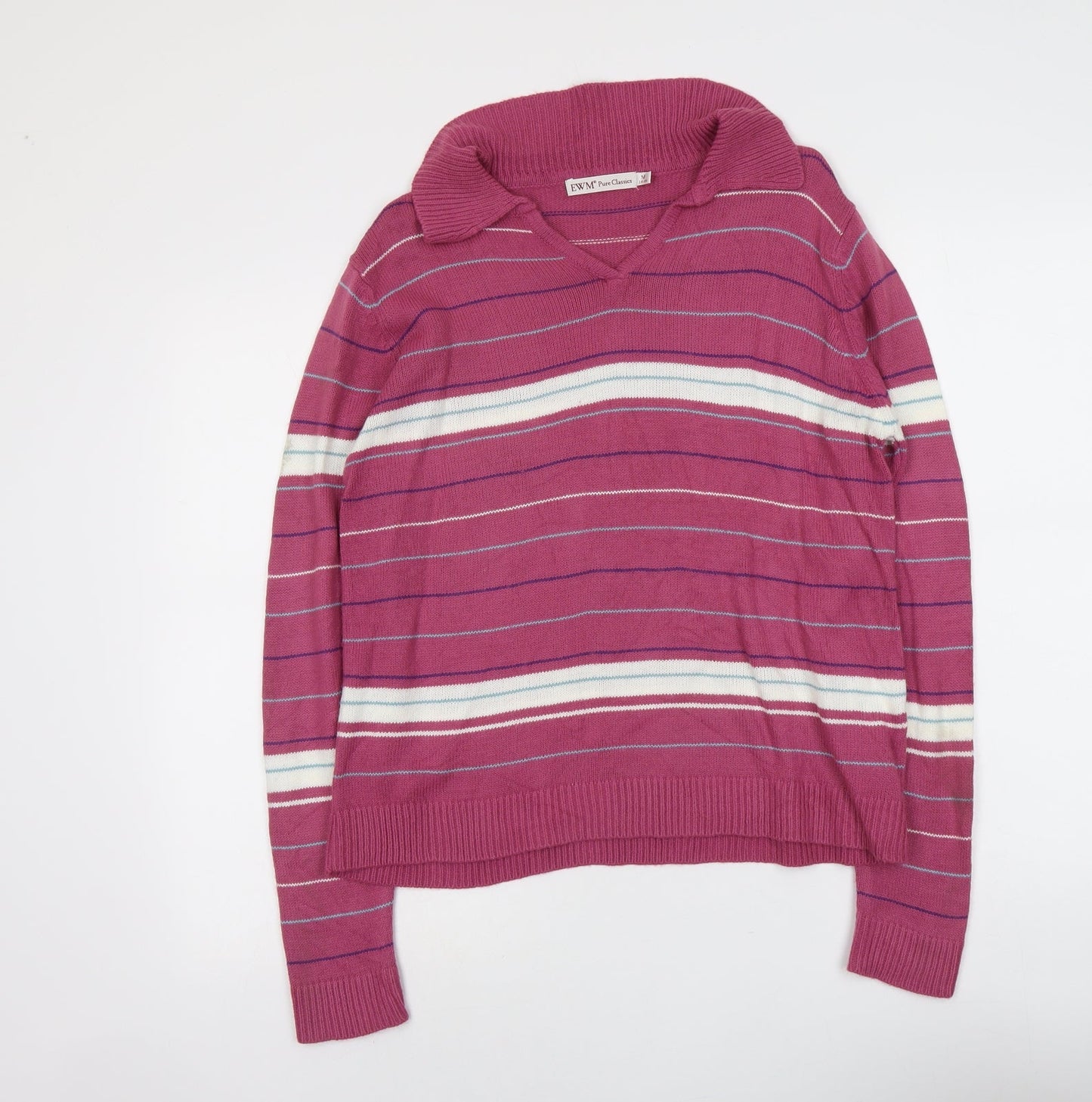 Womens UK Size 14 EWM Purple Pullover Jumper