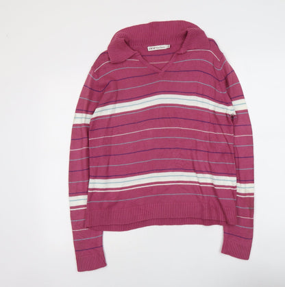 Womens UK Size 14 EWM Purple Pullover Jumper
