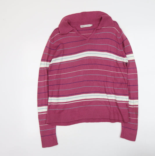 Womens UK Size 14 EWM Purple Pullover Jumper