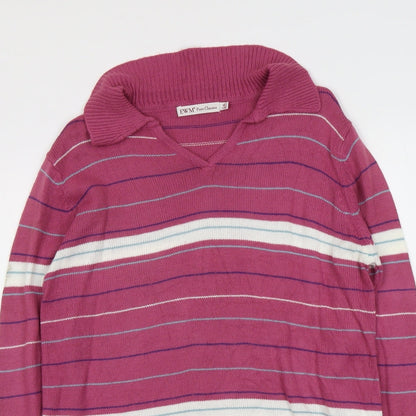 Womens UK Size 14 EWM Purple Pullover Jumper
