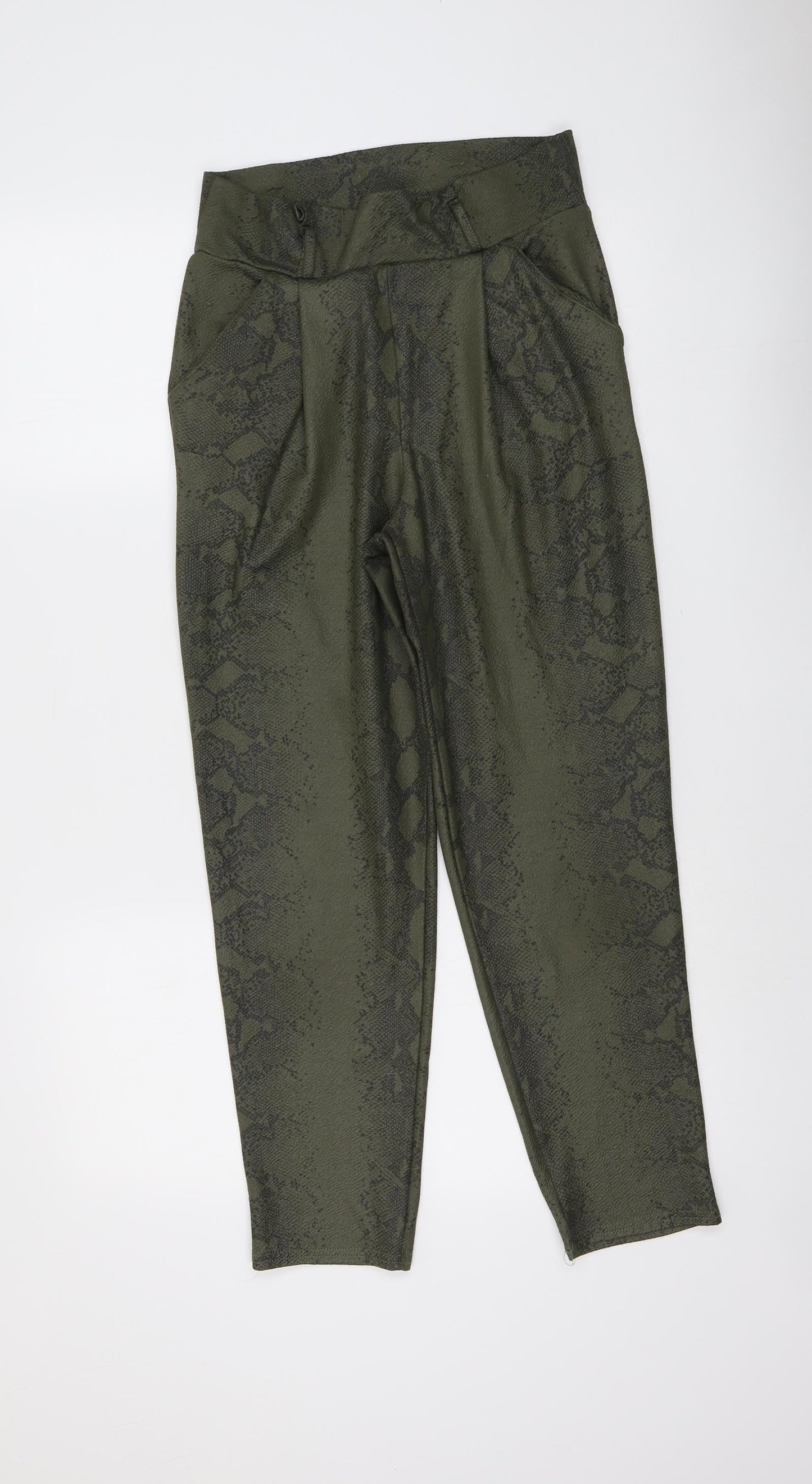 Womens UK Size 10 I SAW IT FIRST Regular Fit Jegging Green Trousers