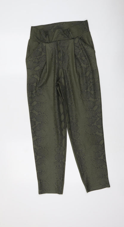 Womens UK Size 10 I SAW IT FIRST Regular Fit Jegging Green Trousers