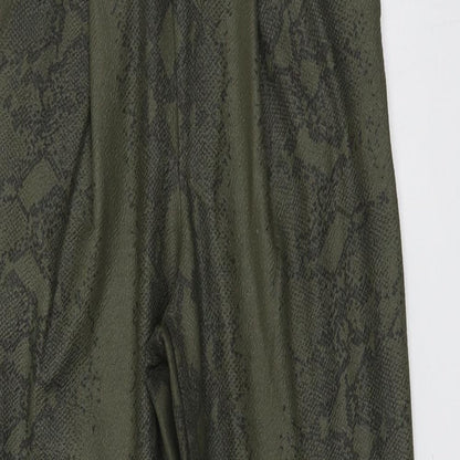 Womens UK Size 10 I SAW IT FIRST Regular Fit Jegging Green Trousers