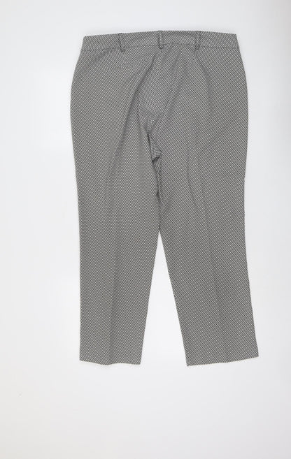 Womens UK Size 16 Miss Selfridge Regular Fit  Black Trousers