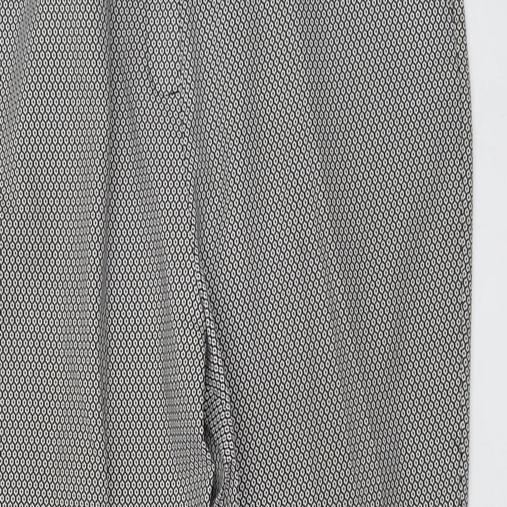 Womens UK Size 16 Miss Selfridge Regular Fit  Black Trousers