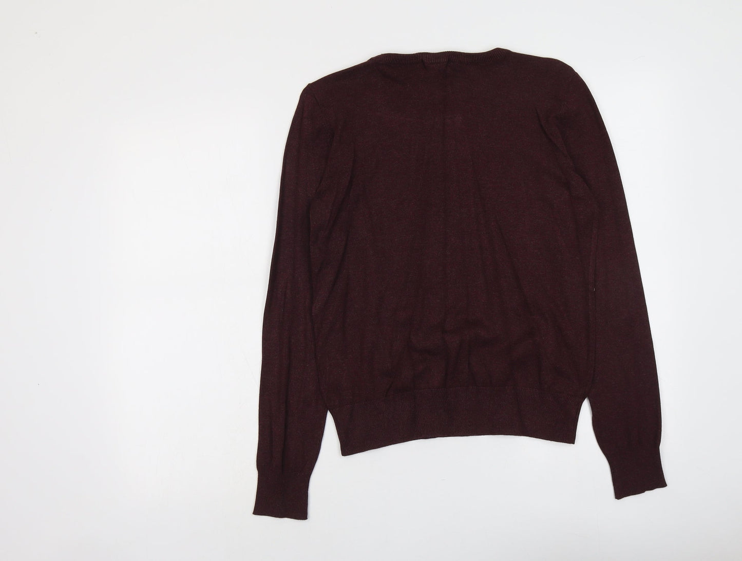 Womens UK Size S H&M Red Pullover Jumper