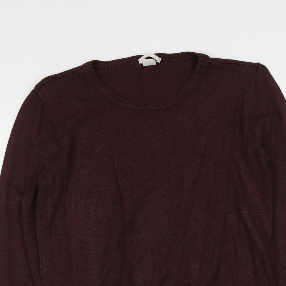 Womens UK Size S H&M Red Pullover Jumper
