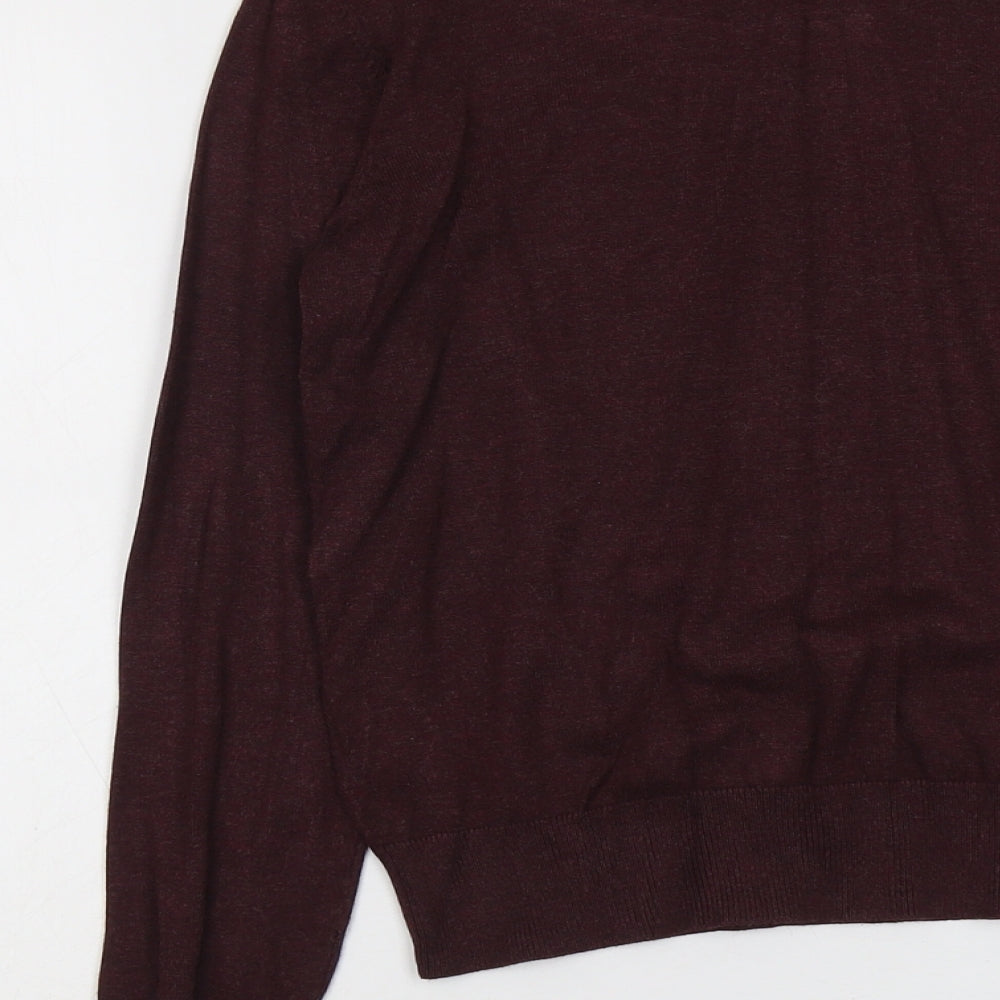 Womens UK Size S H&M Red Pullover Jumper