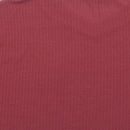 SheIn Womens Pink V-Neck Polyester Pullover Jumper Size XL