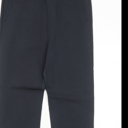 Taranko Womens Black Polyester Trousers Size 14 Regular Zip