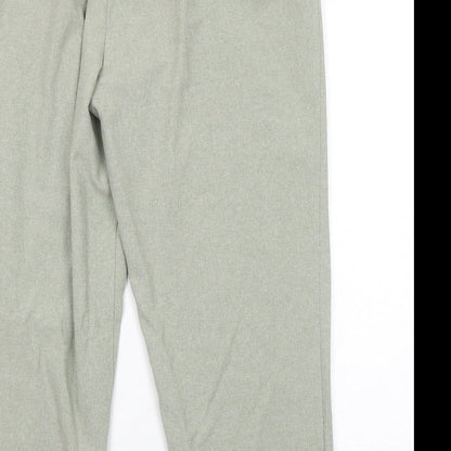 Classic Womens Green Polyester Trousers Size 18 Regular