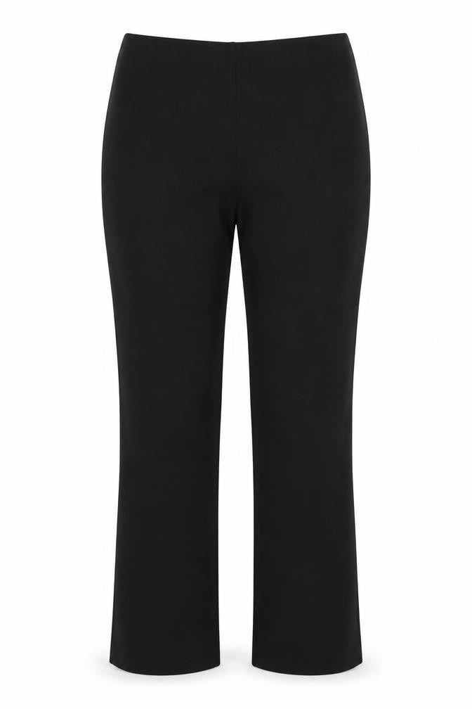 Classics Womens Black Polyester Trousers Size 14 Regular