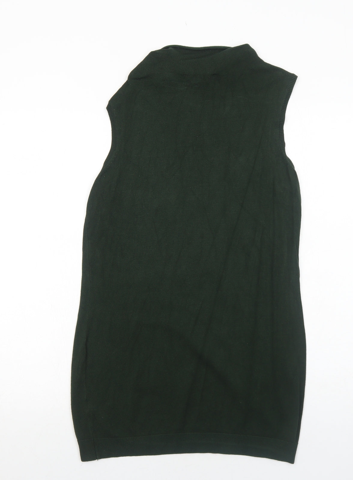 Womens UK Size 12 Dorothy Perkins Green Basic Tank