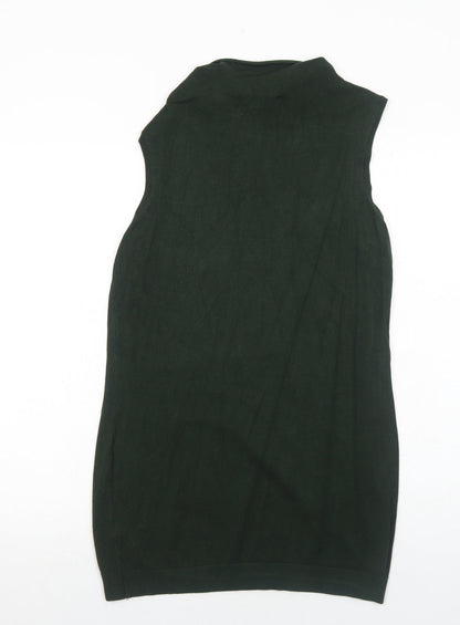 Womens UK Size 12 Dorothy Perkins Green Basic Tank