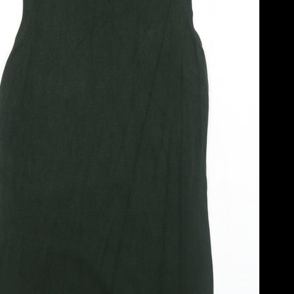 Womens UK Size 12 Dorothy Perkins Green Basic Tank