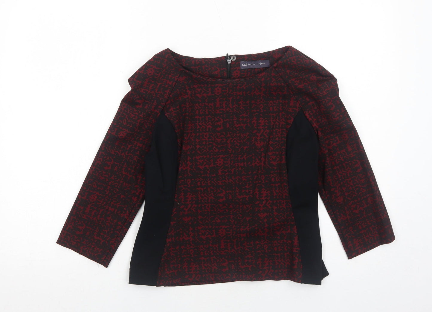 Womens UK Size 10 Marks and Spencer Red Basic Blouse
