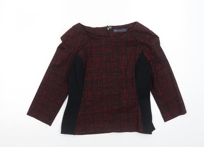 Womens UK Size 10 Marks and Spencer Red Basic Blouse